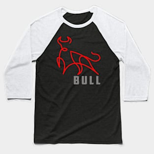 RED LINE BULL Baseball T-Shirt